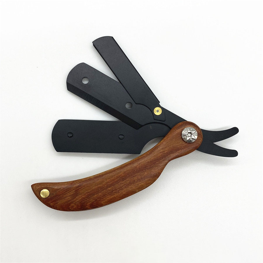 Straight Razor Safety - Men's Mini Compact Manual Razor Straight