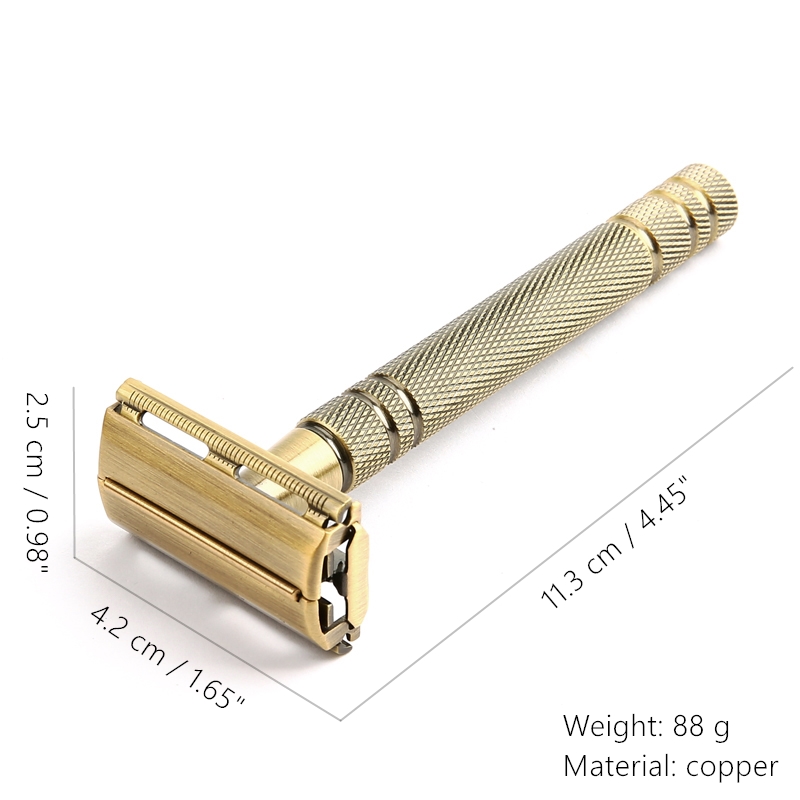 YINTAL Men's Bronze Classic Do - Straight Razor Safety review and price