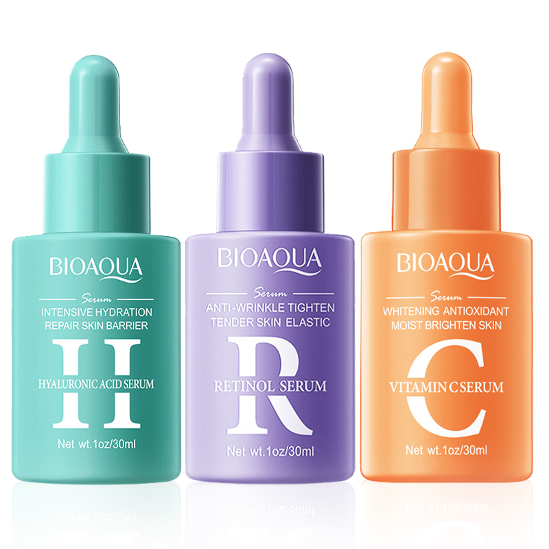 1/3pcs BIOAQUA Vitamin C Retin - The Ordinary Serum Hyaluronic Acid review and price