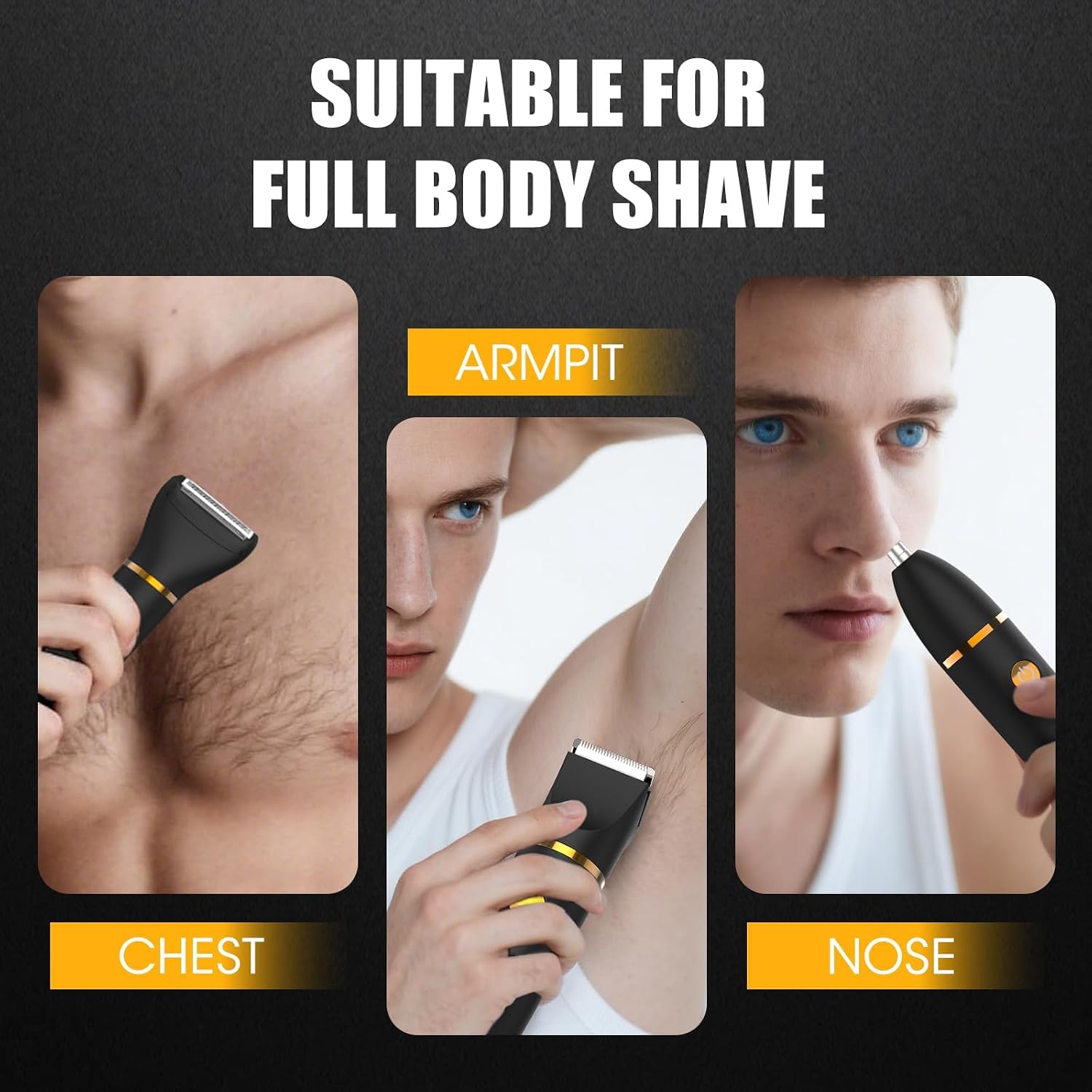 Body Trimmer for Men Woman, 3  - Men'S Grooming Hair Removal review and price
