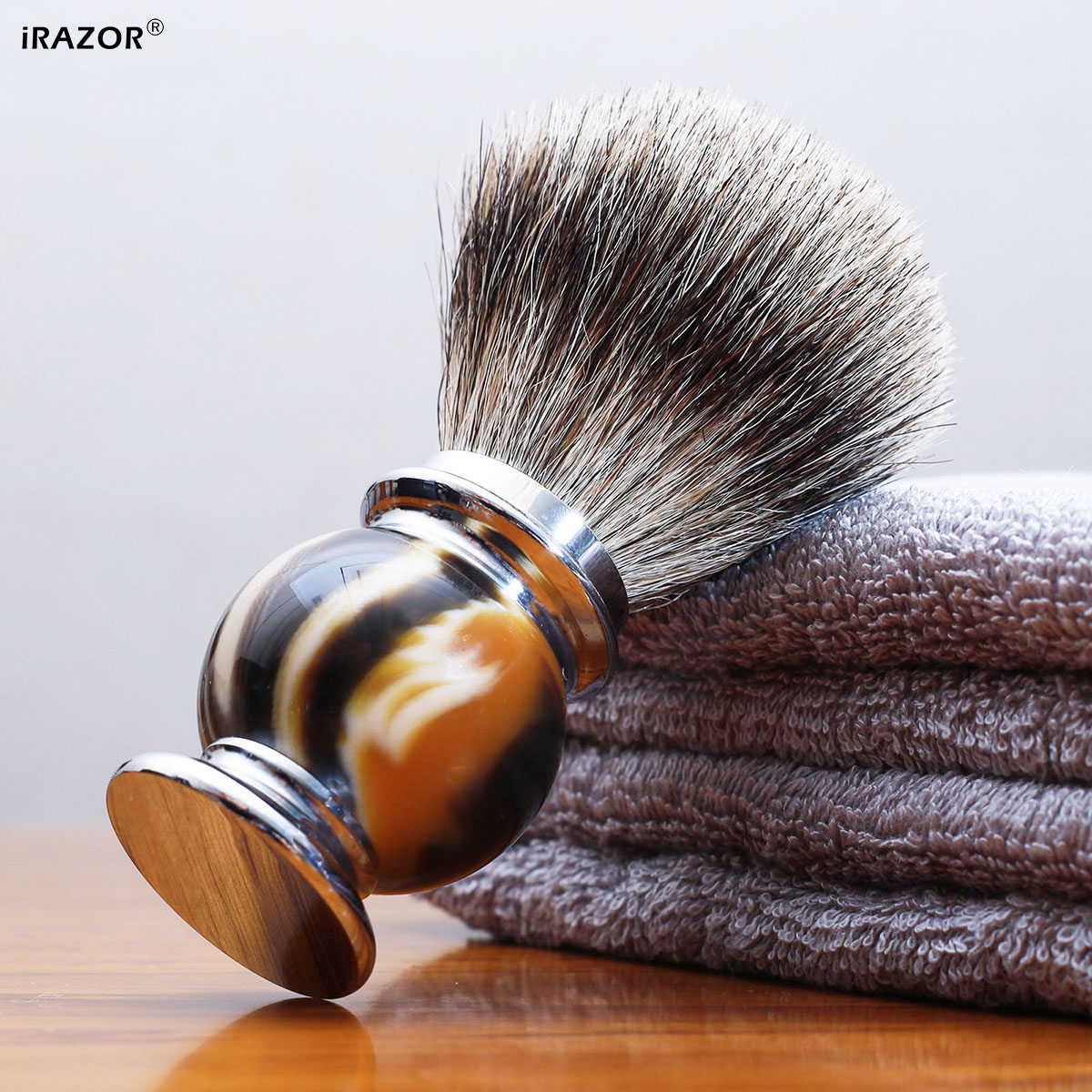 iRAZOR Silvertip Shaving Brush - Men'S Grooming Essentials review and price