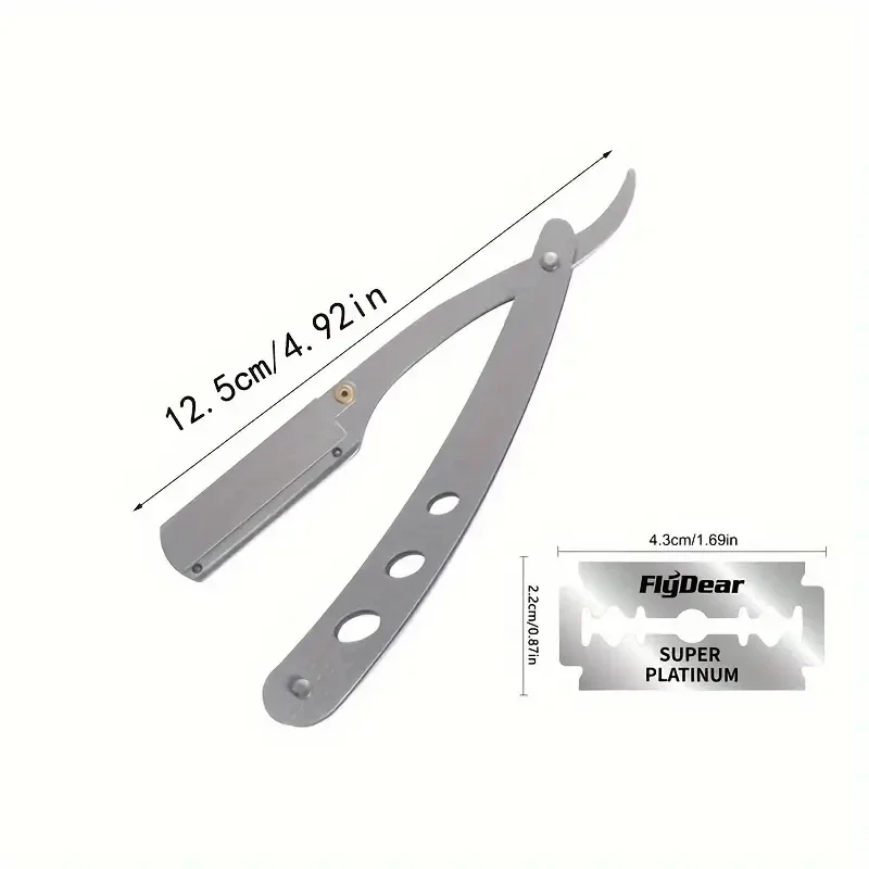 Hair Removal Knife Men Shaves  - Straight Razor Safety review and price