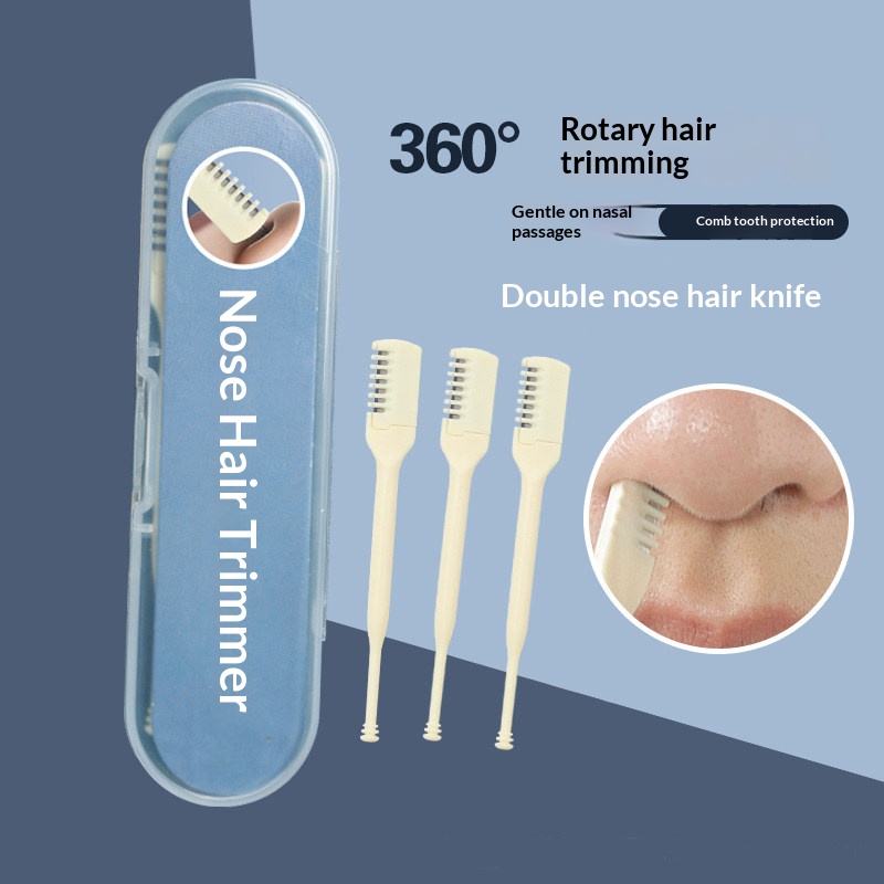 Dual‑End Manual Nose Hair Trim - Men'S Grooming Hair Removal review and price