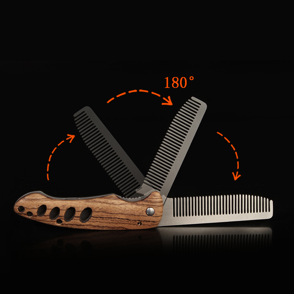 Solid Wood & Metal Folding Bea - Men'S Grooming Essentials review and price