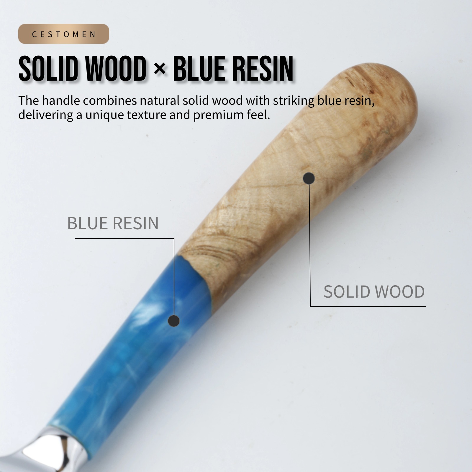 1Pcs Pro Resin Wood Handle Bar - Straight Razor Safety review and price