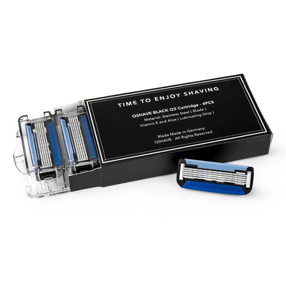 Qshave Black Spider Man Manual - Straight Razor Safety review and price