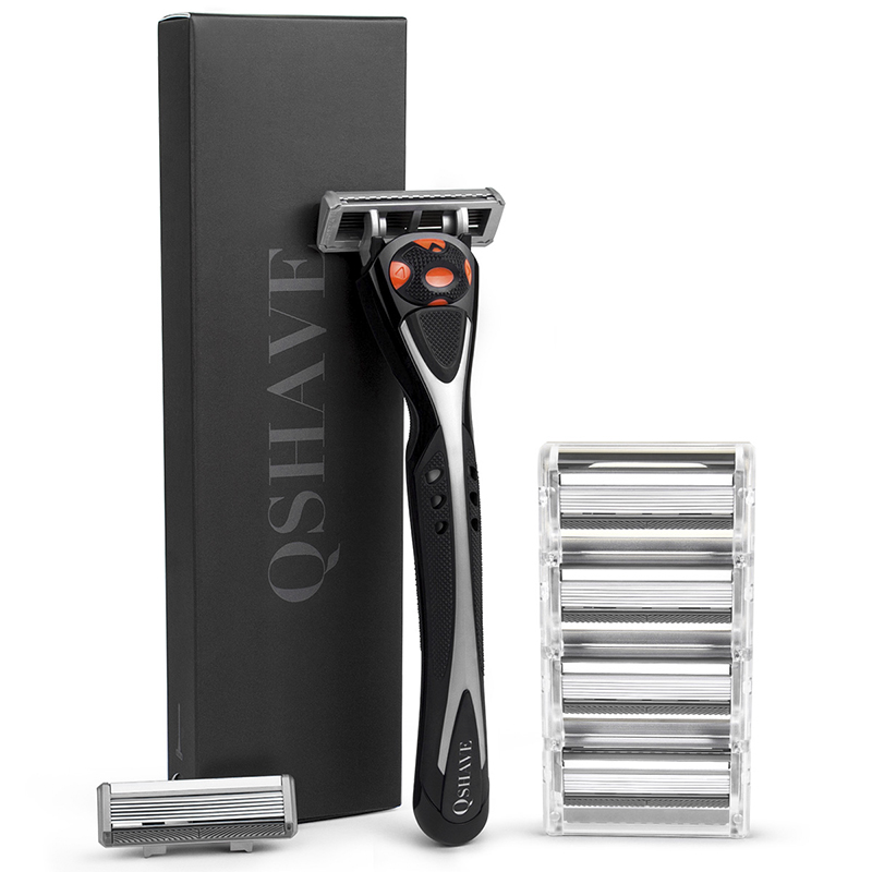 QSHAVE Black Spider Man Manual - Straight Razor Safety review and price