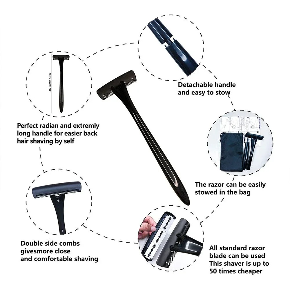Long Handle Back Shaver for Me - Men'S Grooming Hair Removal review and price